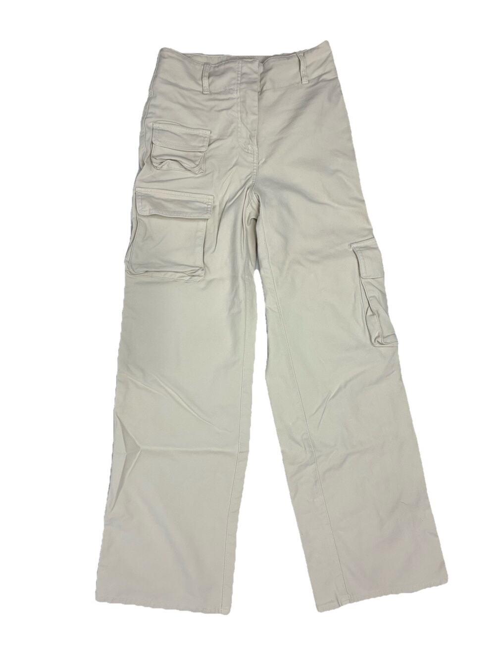 Wilfred Free Tan Cargo High Rise Wide Leg Pants Women’s Size 0 Utility Y2K